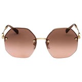 Lunette de soleil Femme Bvlgari BV6122B-278-14-58 vue de face | Petite Optique