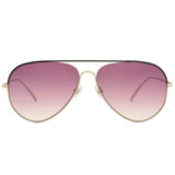 Lunette de soleil unisex Gigi Studio HABANA Vue de face | Petite optique