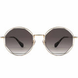 Lunette de soleil Femme Gigi Studio NEW METAL ALBA Vue de face | Petite optique