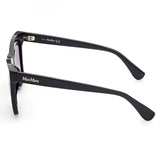 Lunette de soleil Femme Maroc | MAX MARA MM0008-01B-55 | vue de gauche | Petite Optique