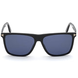 Lunette de soleil Homme Tom Ford TF0832 01V Vue de face | Petite optique