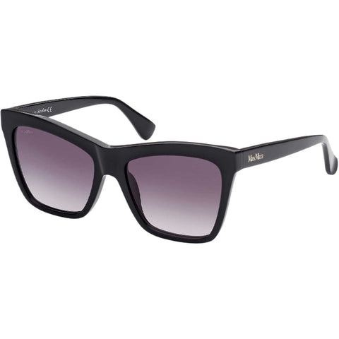 Lunette de soleil Femme Maroc | MAX MARA MM0008-01B-55 | vue de profil | Petite Optique