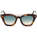 Lunette de soleil Femme Tom Ford TF0575 53P Vue de face | Petite optique