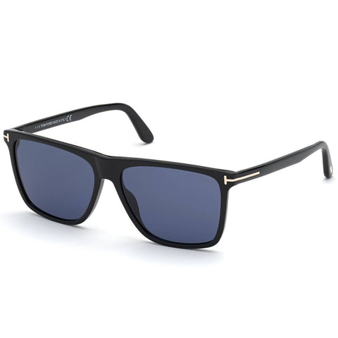 Lunette de soleil Homme Tom Ford TF0832 01V Vue de profil | Petite optique