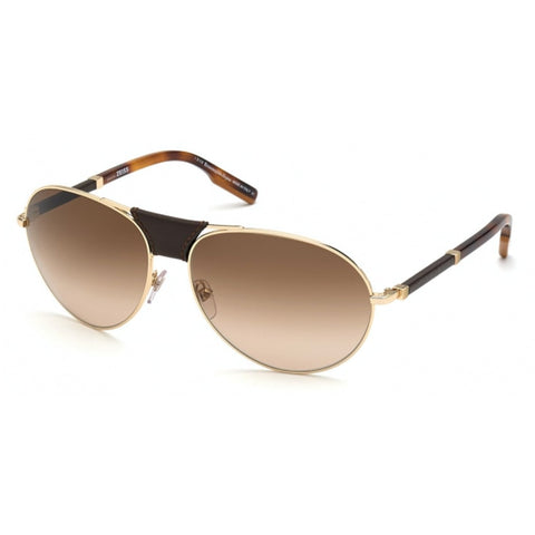 Lunette de soleil homme ermenegildo zegna-ez-0177-32f vue de profil petite optique